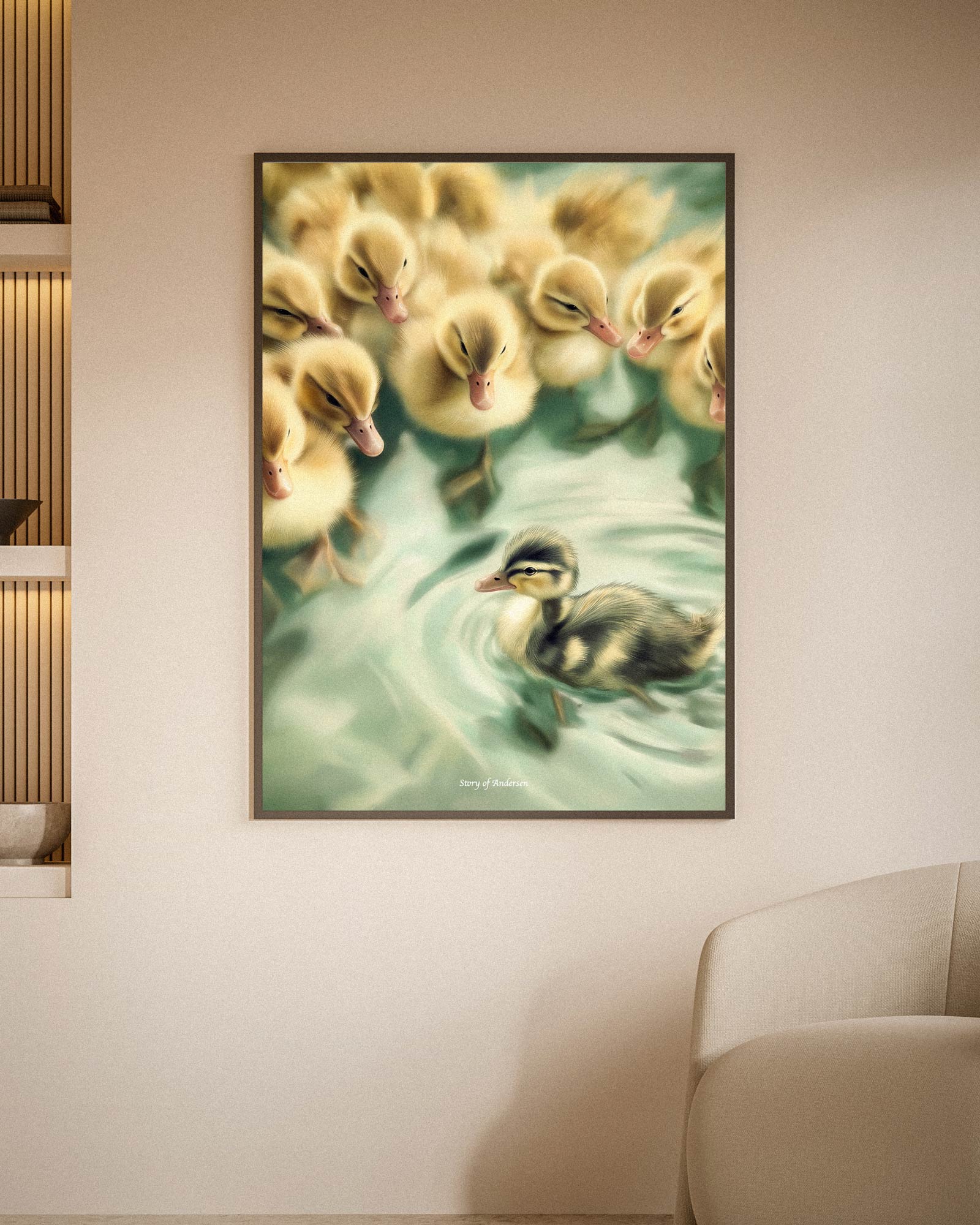 Poster – H.C. Andersen Sprookje – Het Lelijke Eendje