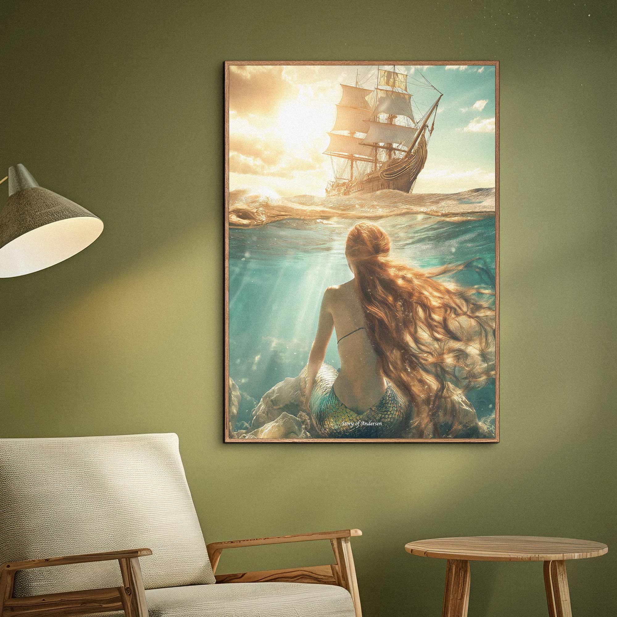 Poster – H.C. Andersen Sprookje – De Kleine Zeemeermin