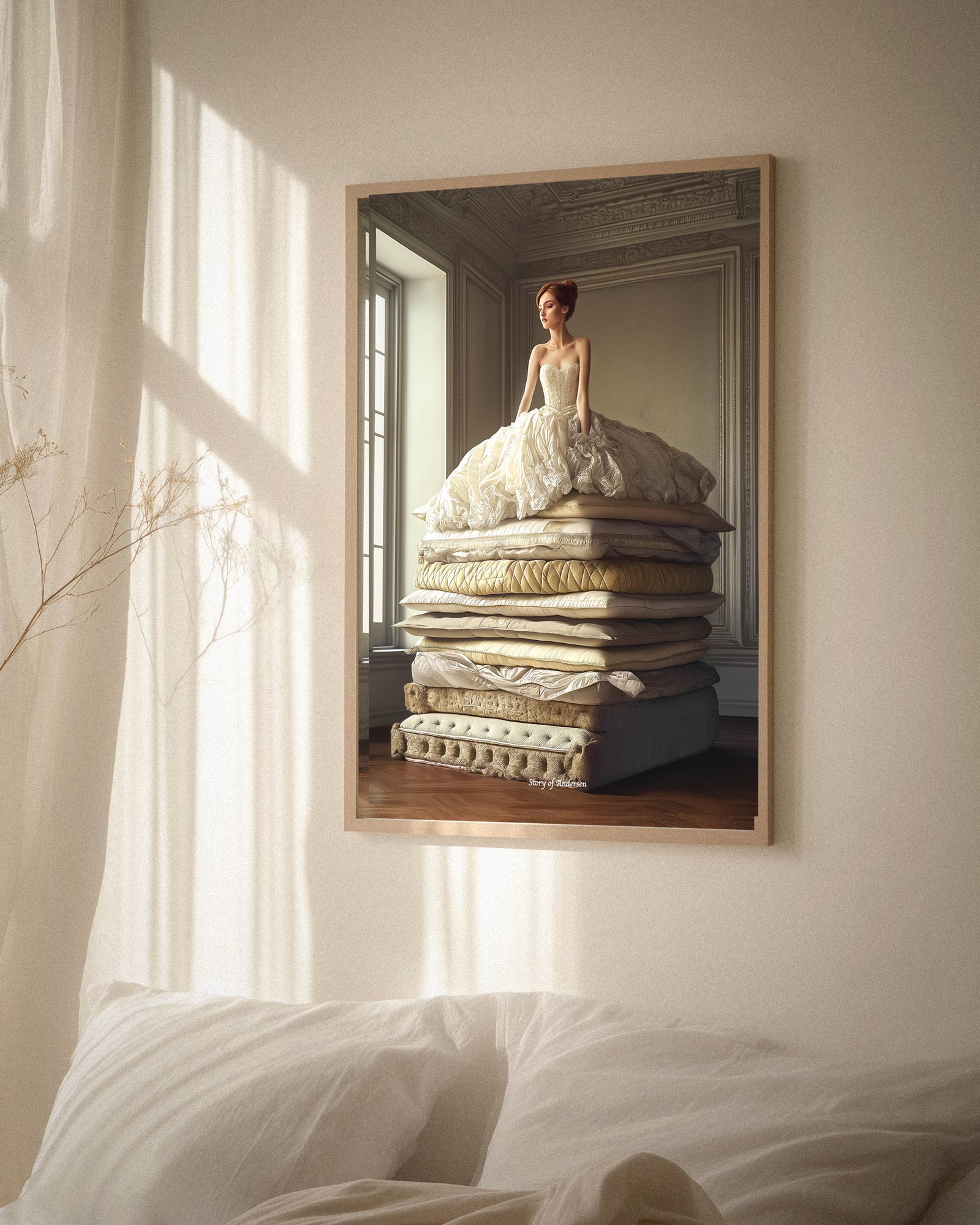 Poster – H.C. Andersen Sprookje – De Prinses op de Erwt