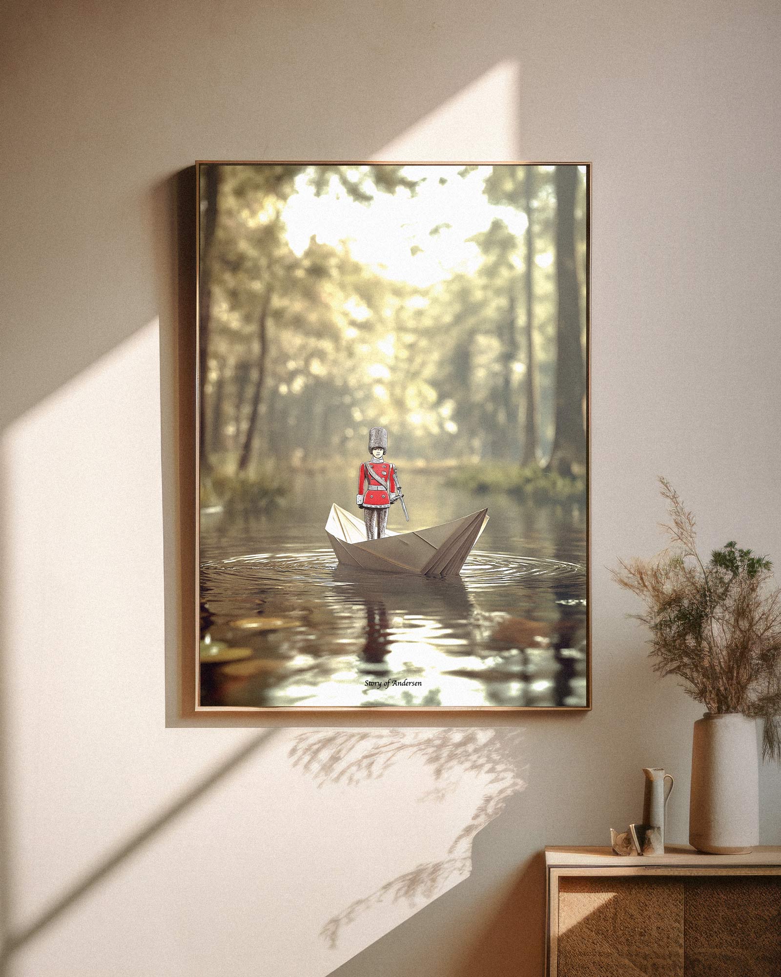 Poster – H.C. Andersen Sprookje – De Standvastige Tinnen Soldaat