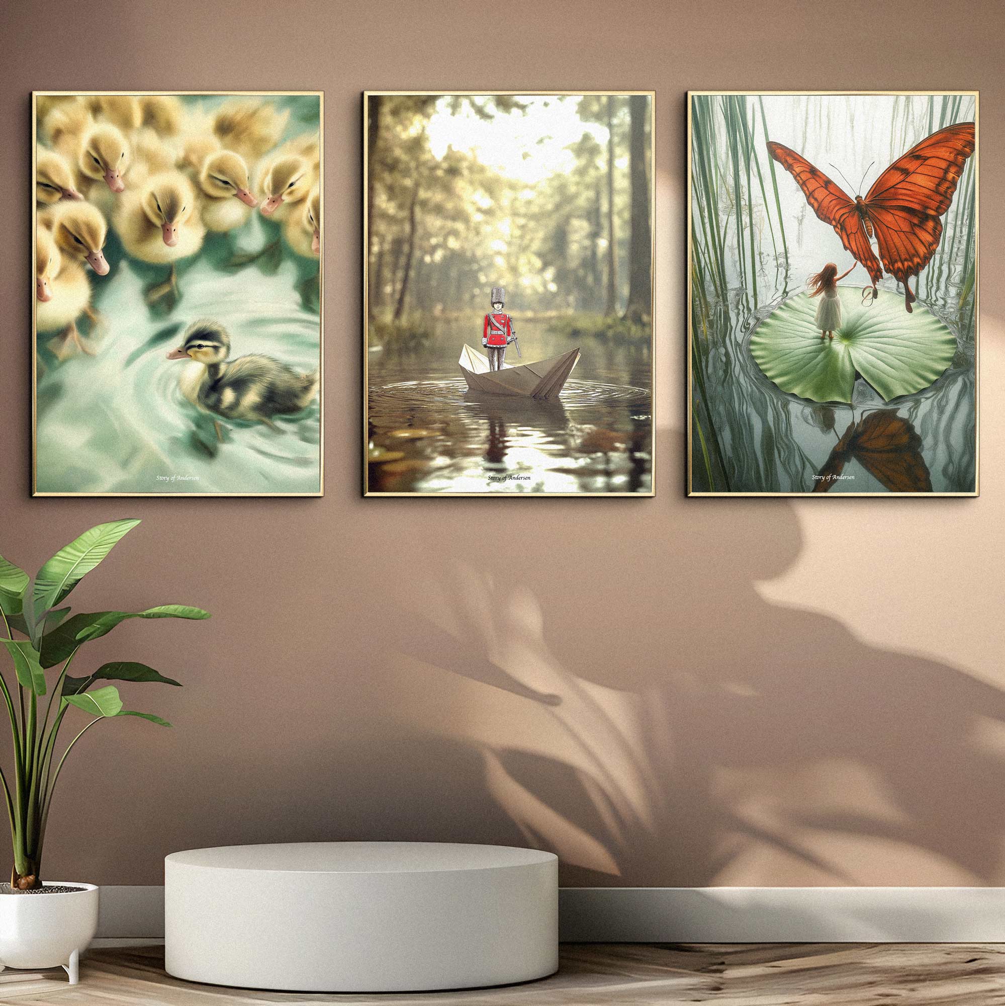 Fotowand – Sprookje – 3 vrije posters – 50x70 cm