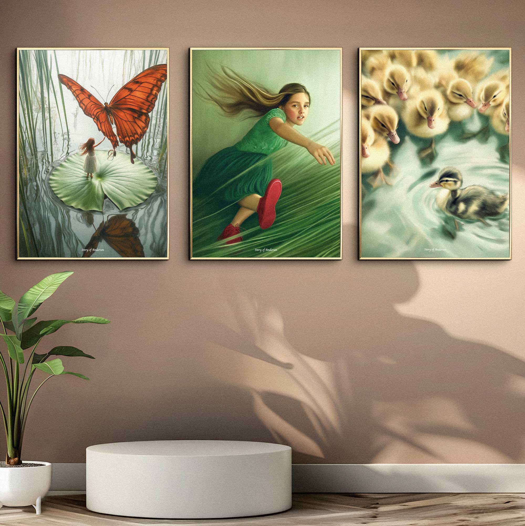 Poster – H.C. Andersen Sprookje – Het Lelijke Eendje