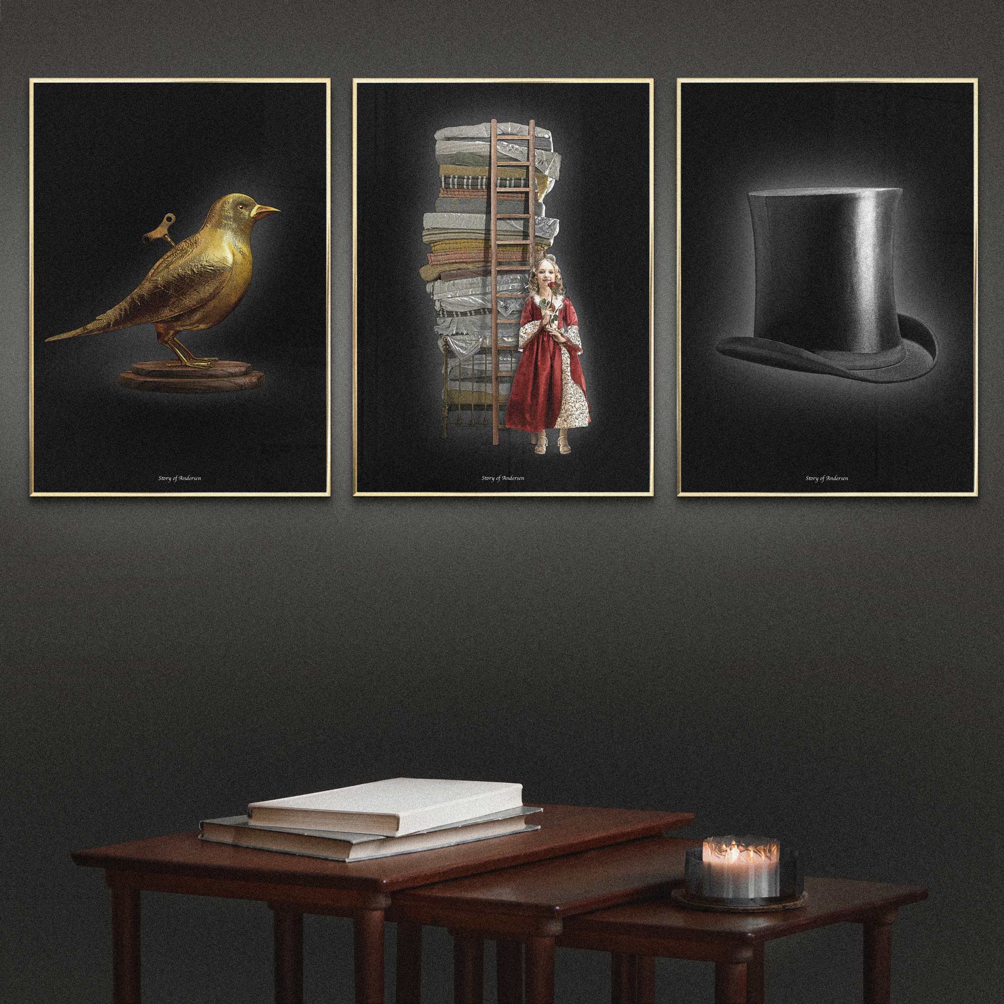 Fotowand – Handtekening – 3 keuze posters – 30x40 cm