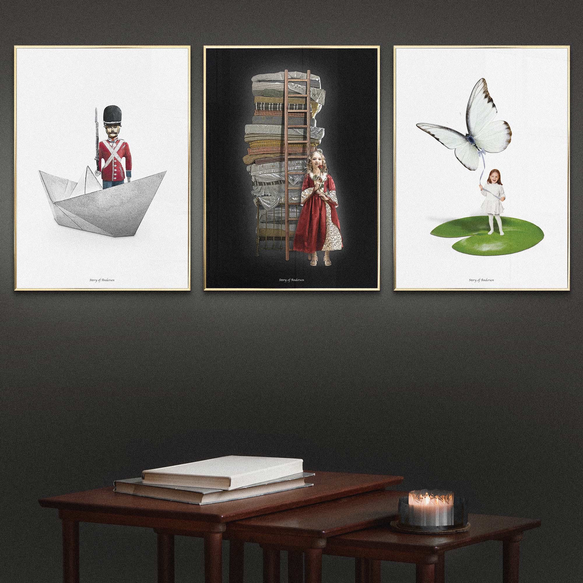 Fotowand – Handtekening – 3 keuze posters – 30x40 cm