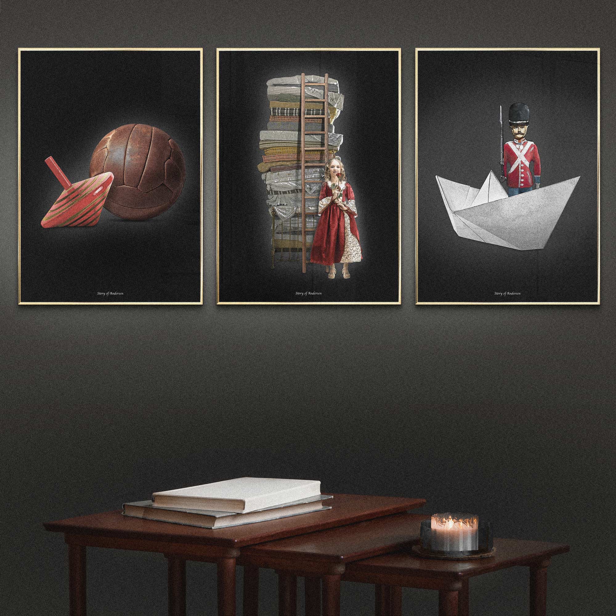 Fotowand – Handtekening – 3 keuze posters – 30x40 cm