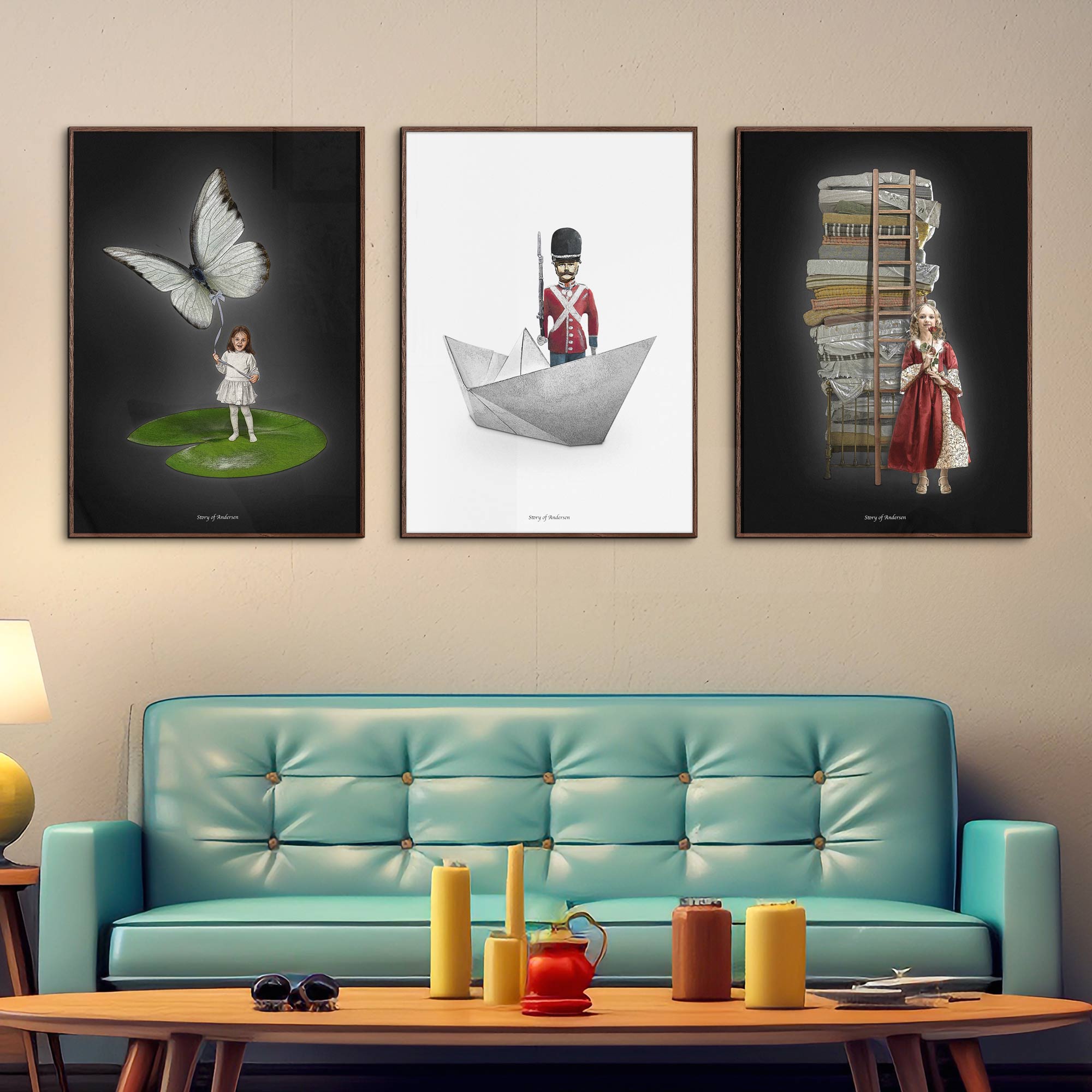 Fotowand – Handtekening – 3 keuze posters – 50x70 cm