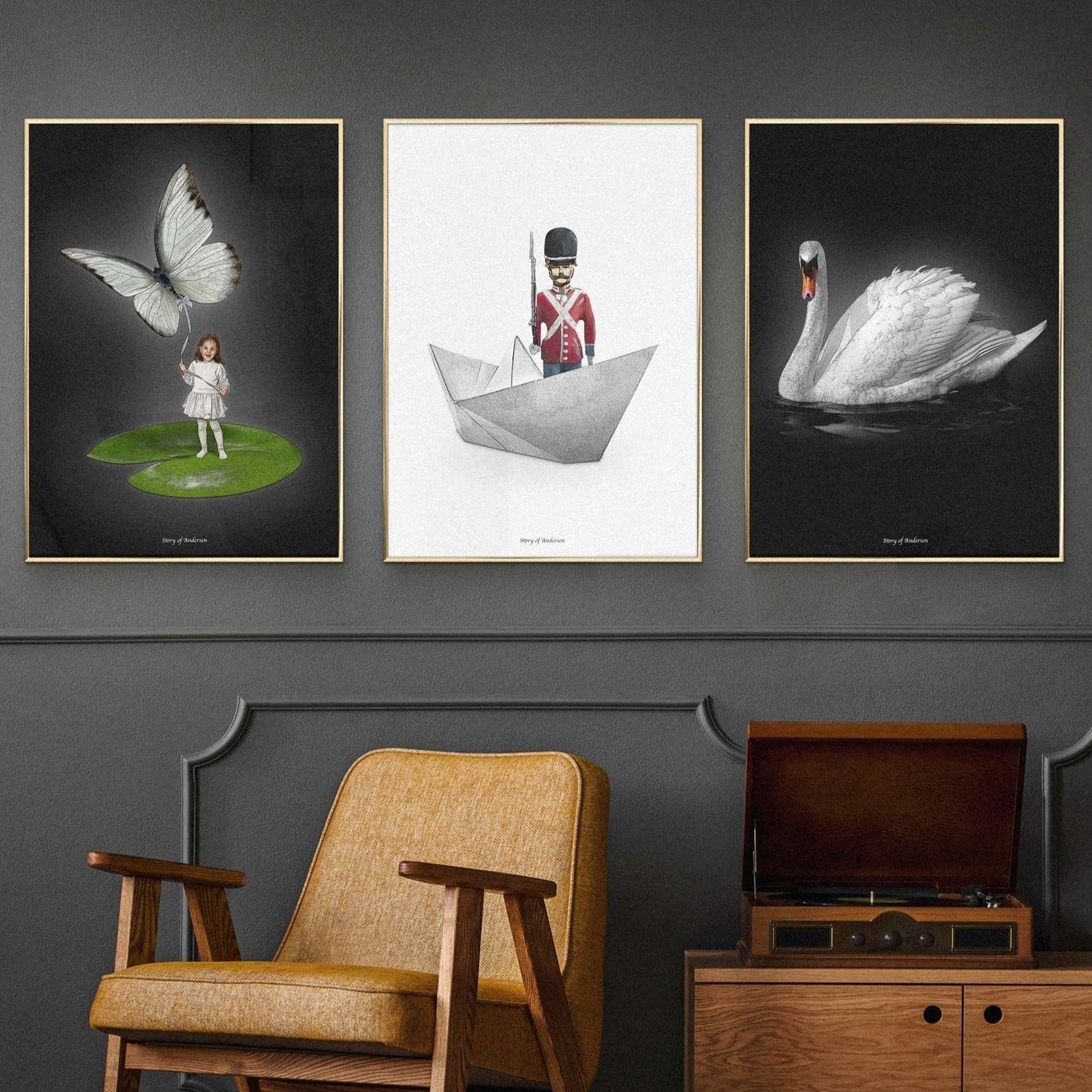 Fotowand – Handtekening – 3 keuze posters – 50x70 cm