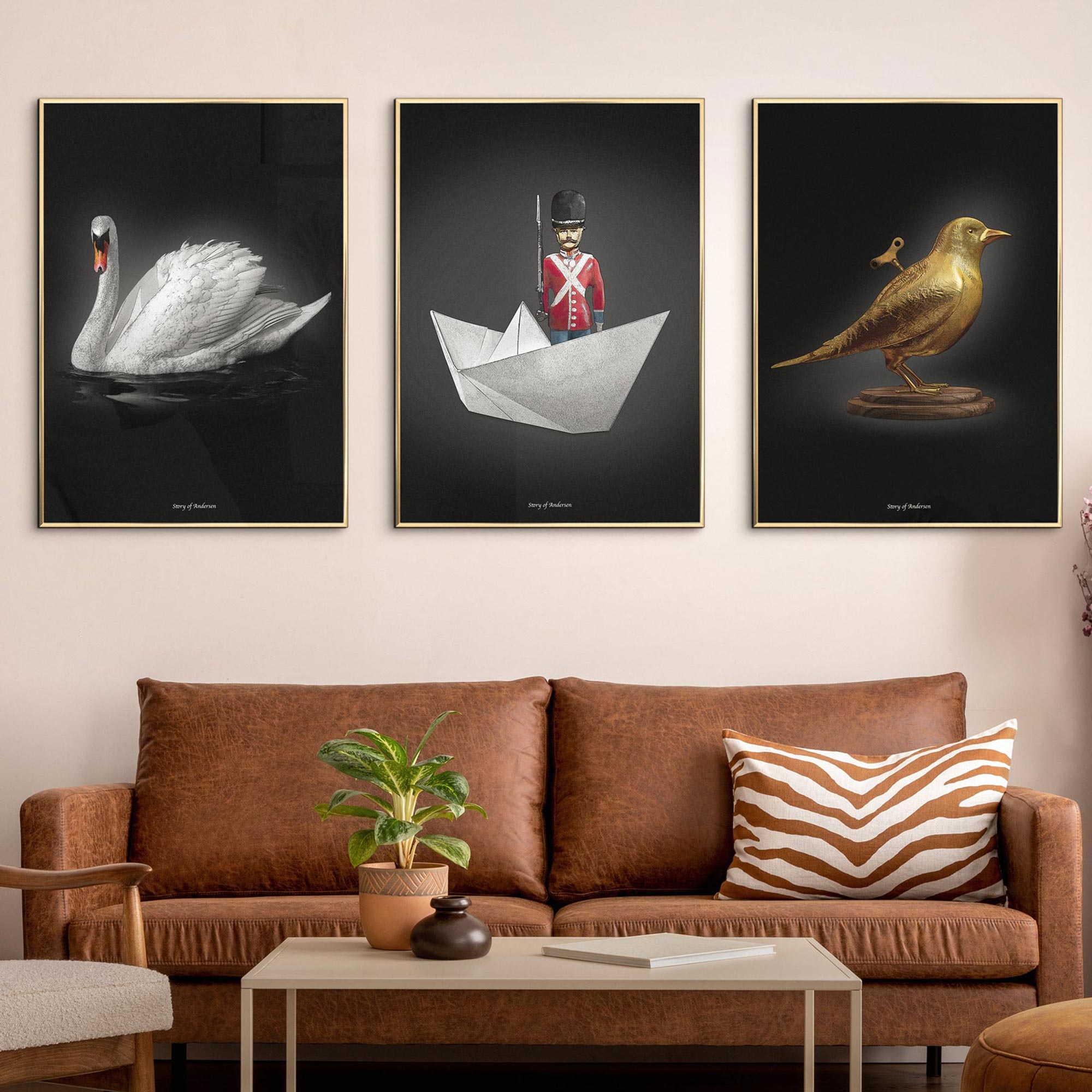 Fotowand – Handtekening – 3 keuze posters – 70x100 cm