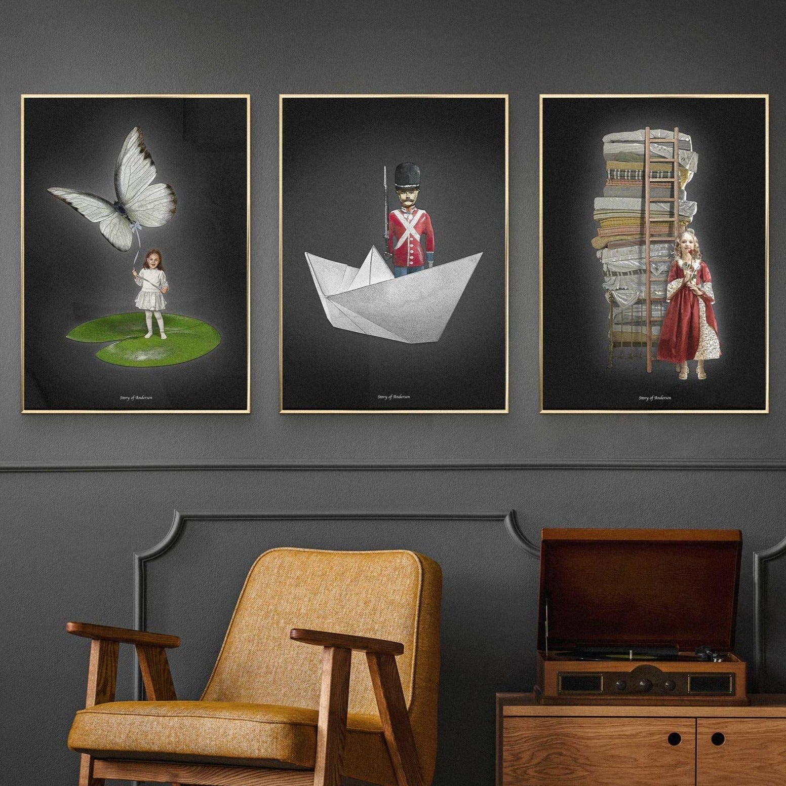 Fotowand – Handtekening – 3 keuze posters – 50x70 cm