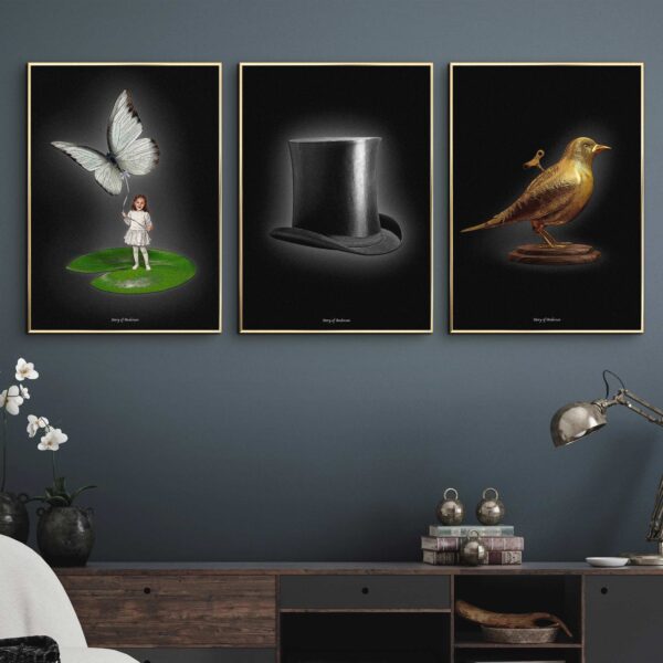 Fotowand – Handtekening – 3 keuze posters – 70x100 cm