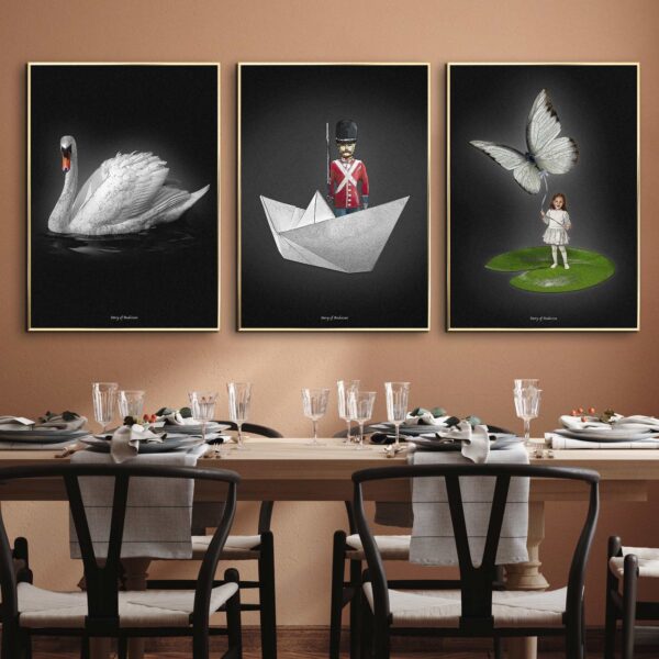 Fotowand – Handtekening – 3 keuze posters – 70x100 cm