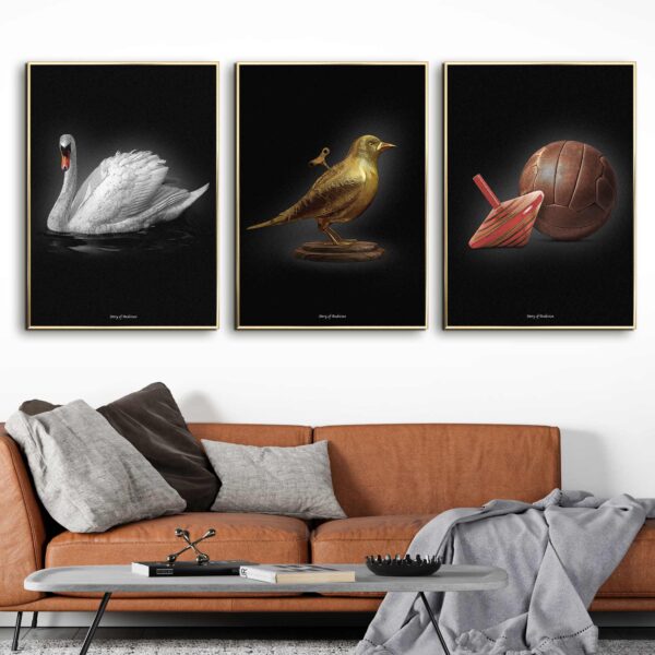 Fotowand – Handtekening – 3 keuze posters – 70x100 cm