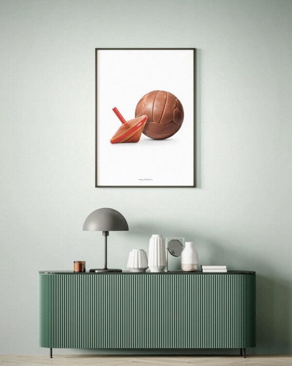 Poster – H.C. Andersen Handtekening – Geliefden – Witte achtergrond