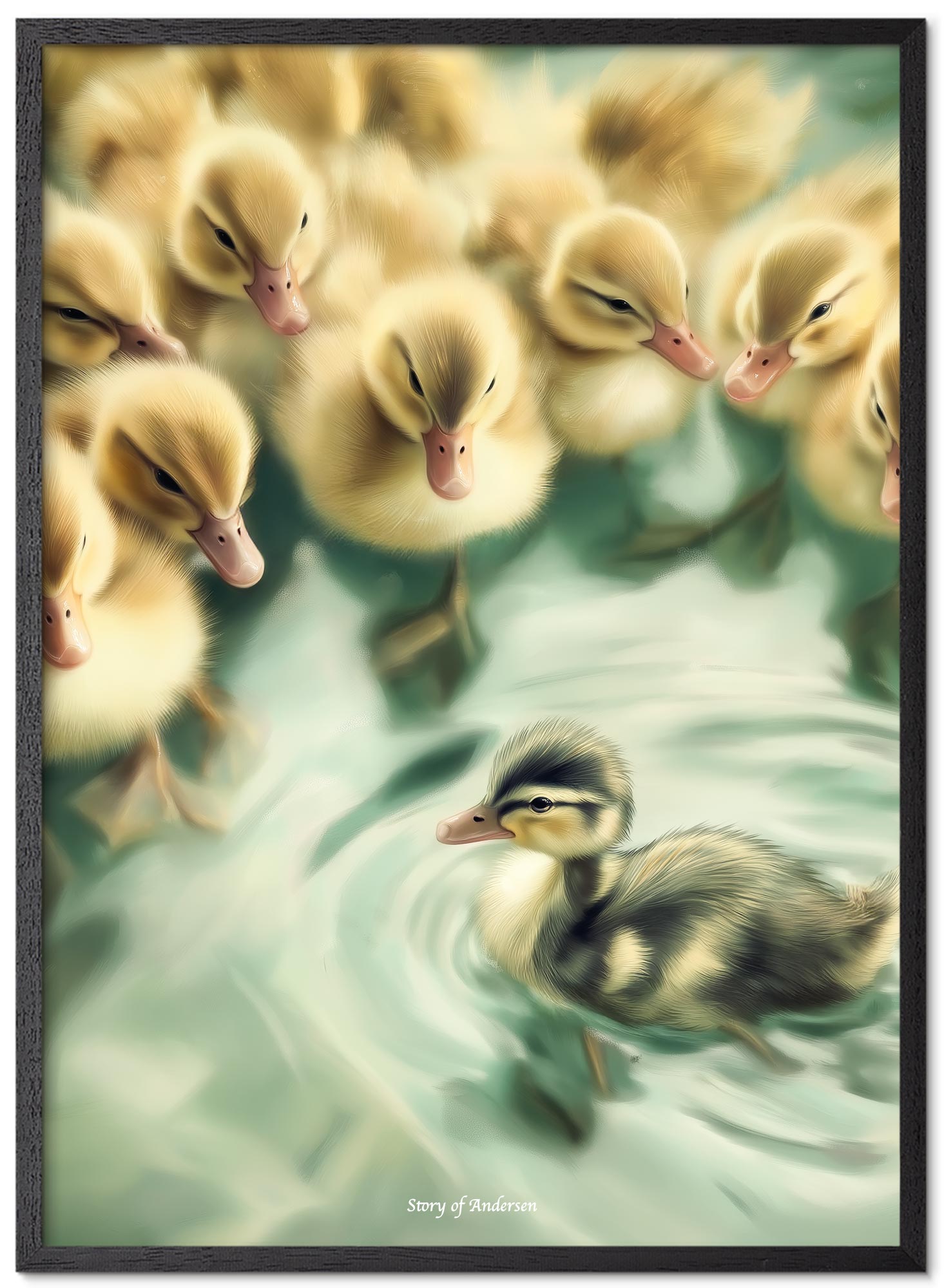 Poster – H.C. Andersen Sprookje – Het Lelijke Eendje