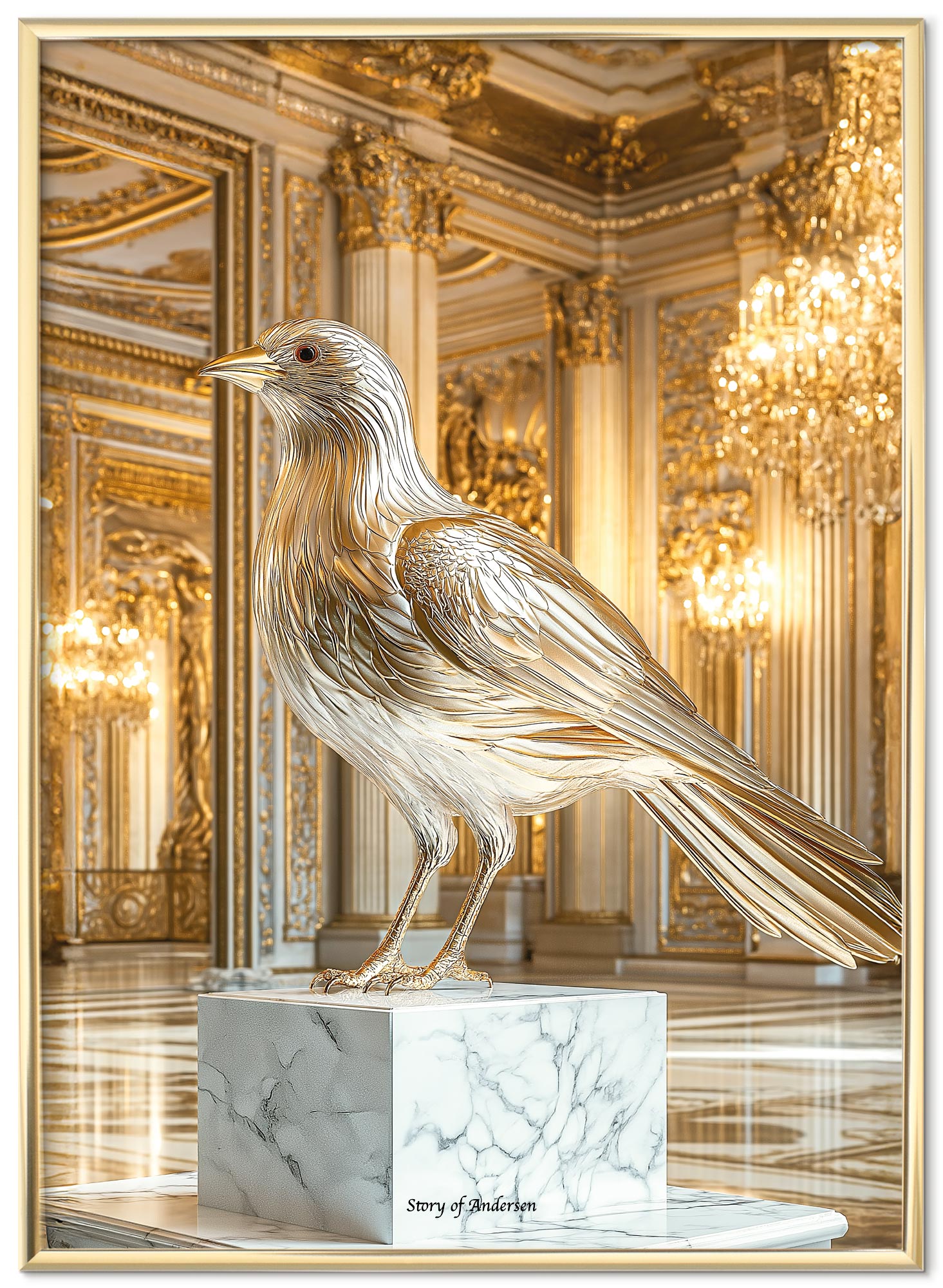 Poster – H.C. Andersen Sprookje – De Nachtegaal