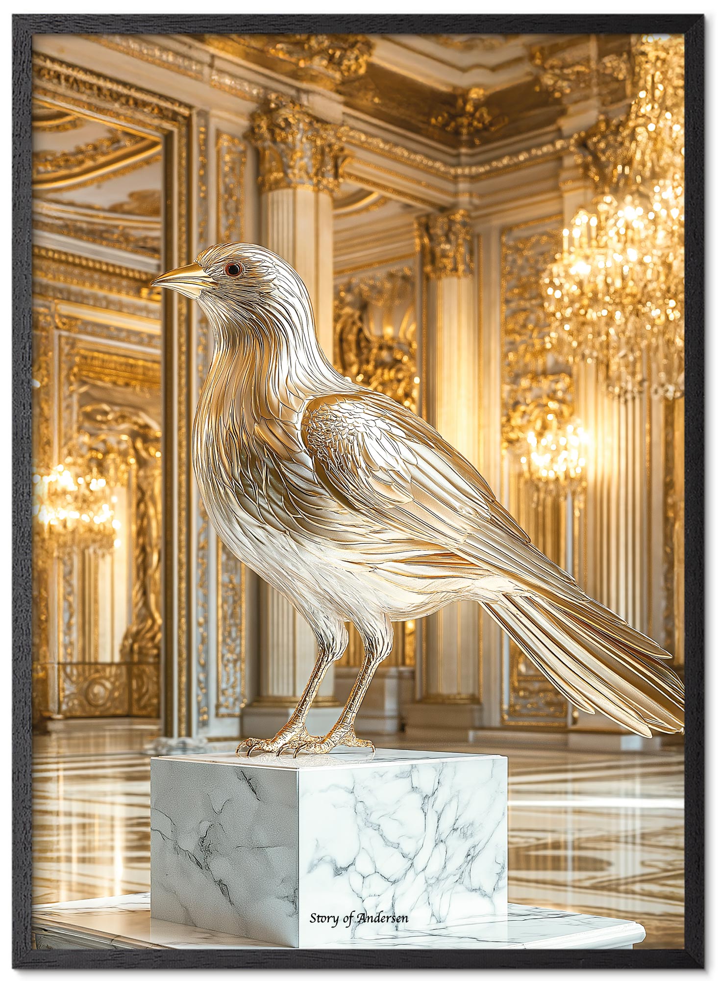 Poster – H.C. Andersen Sprookje – De Nachtegaal