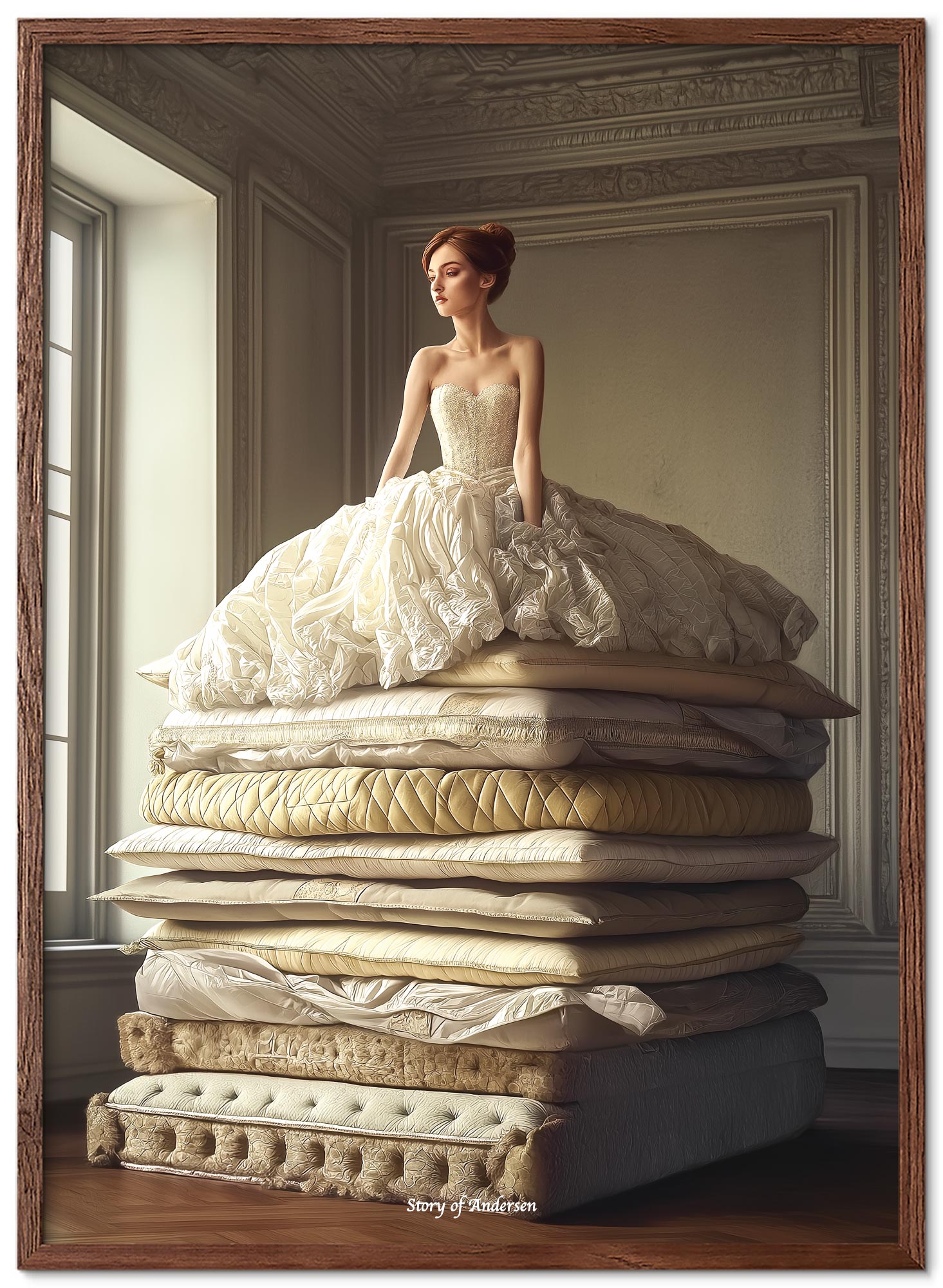 Poster – H.C. Andersen Sprookje – De Prinses op de Erwt