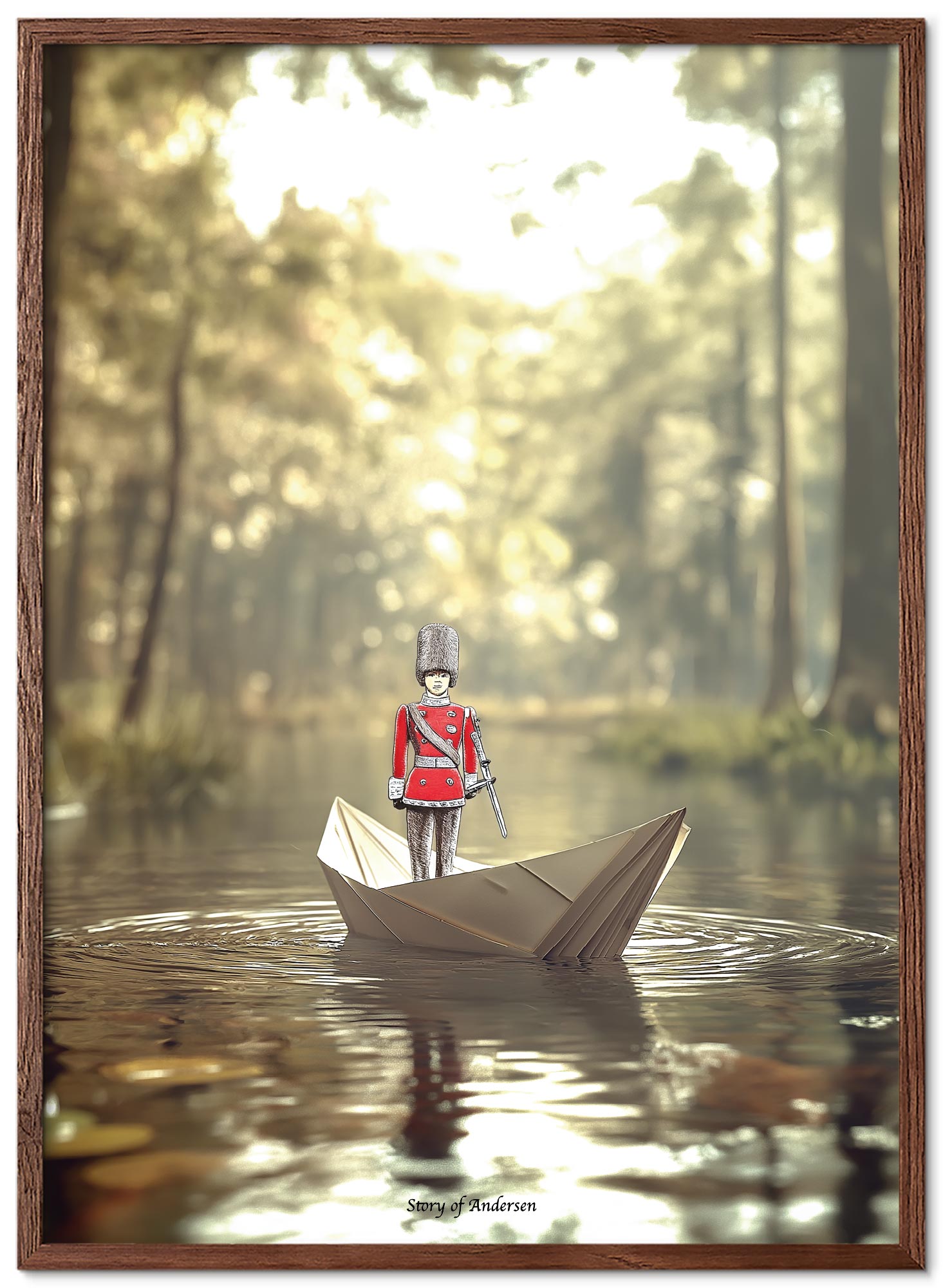 Poster – H.C. Andersen Sprookje – De Standvastige Tinnen Soldaat