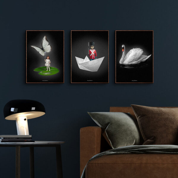 Fotowand – Handtekening – 3 keuze posters – 30x40 cm