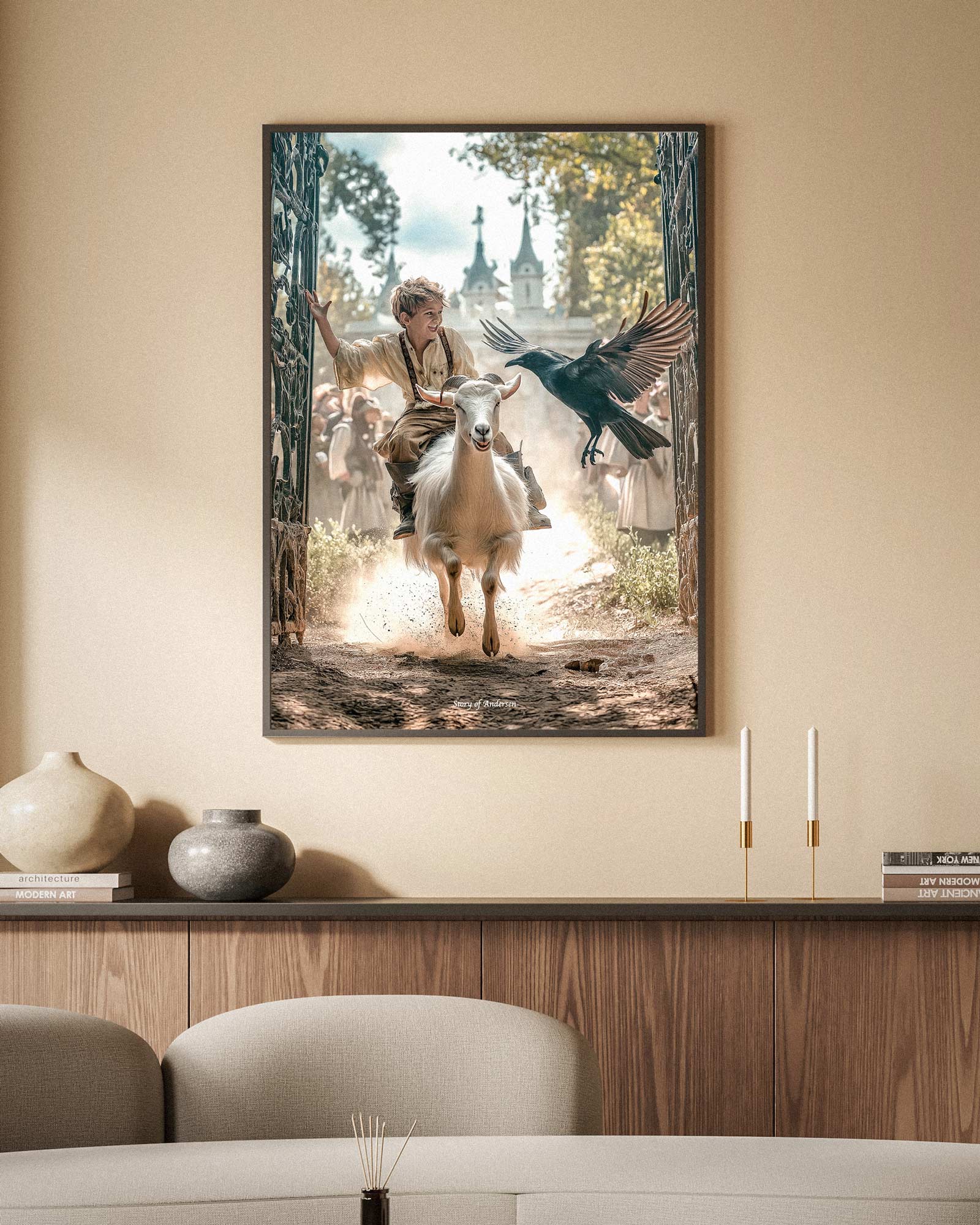 Poster – H.C. Andersen Sprookje – De Varkenshoeder