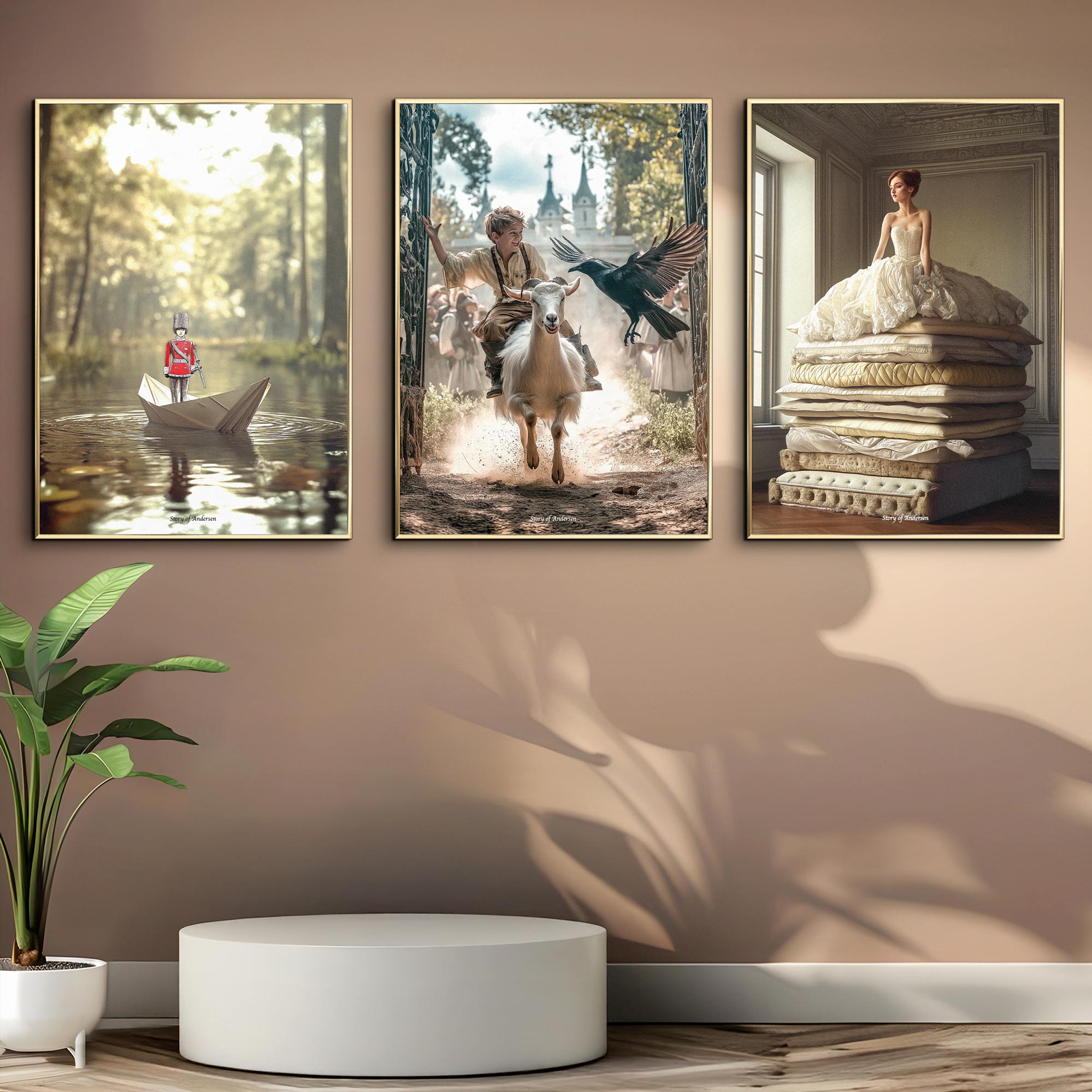 Poster – H.C. Andersen Sprookje – De Prinses op de Erwt