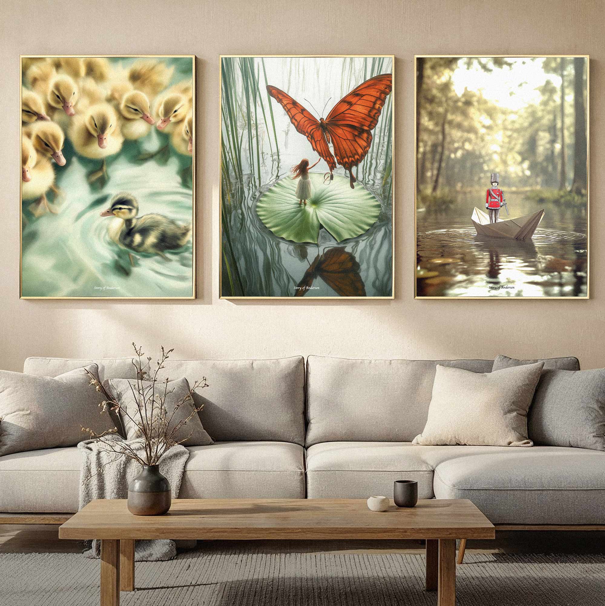 Poster – H.C. Andersen Sprookje – De Standvastige Tinnen Soldaat