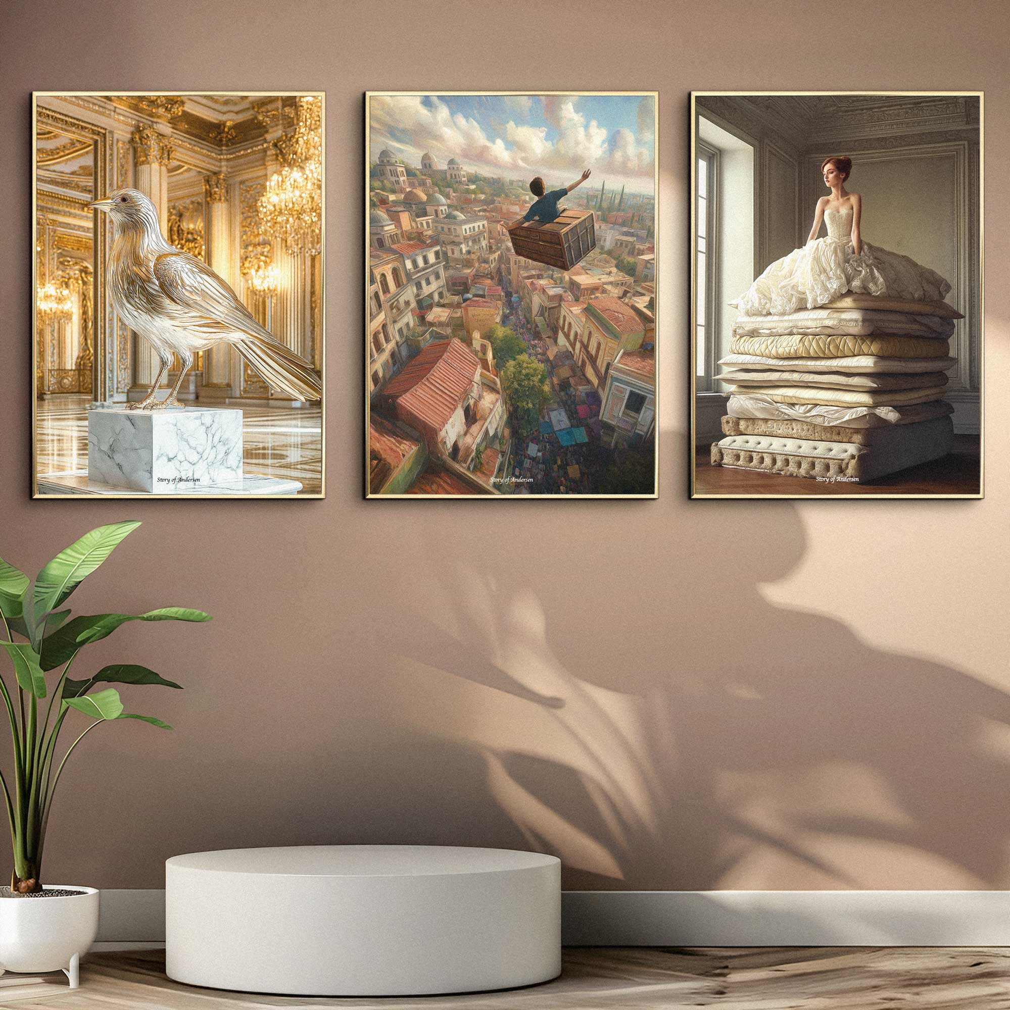 Poster – H.C. Andersen Sprookje – De Prinses op de Erwt