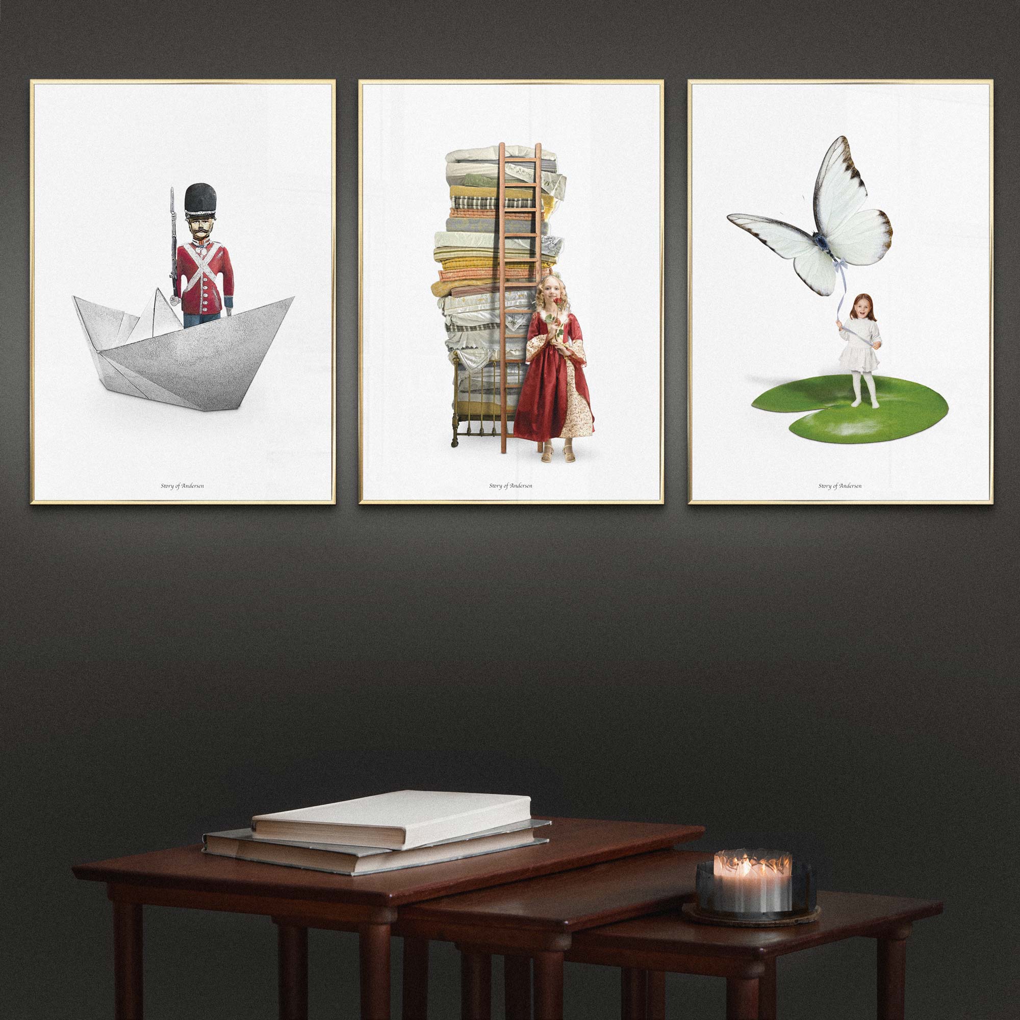 Fotowand – Handtekening – 3 keuze posters – 30x40 cm