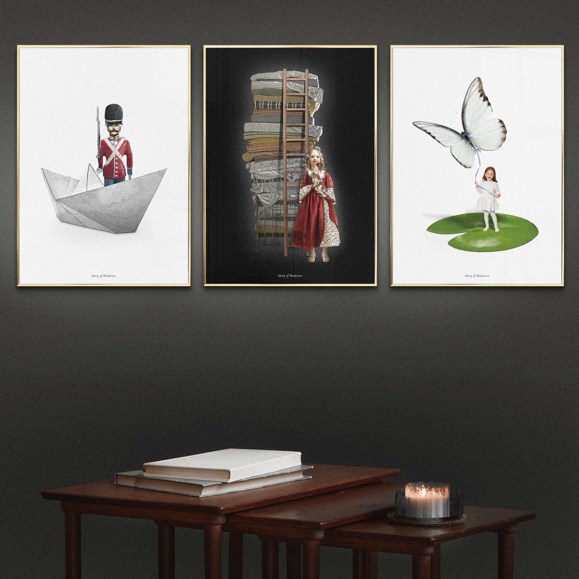 Fotowand – Handtekening – 3 keuze posters – 30x40 cm