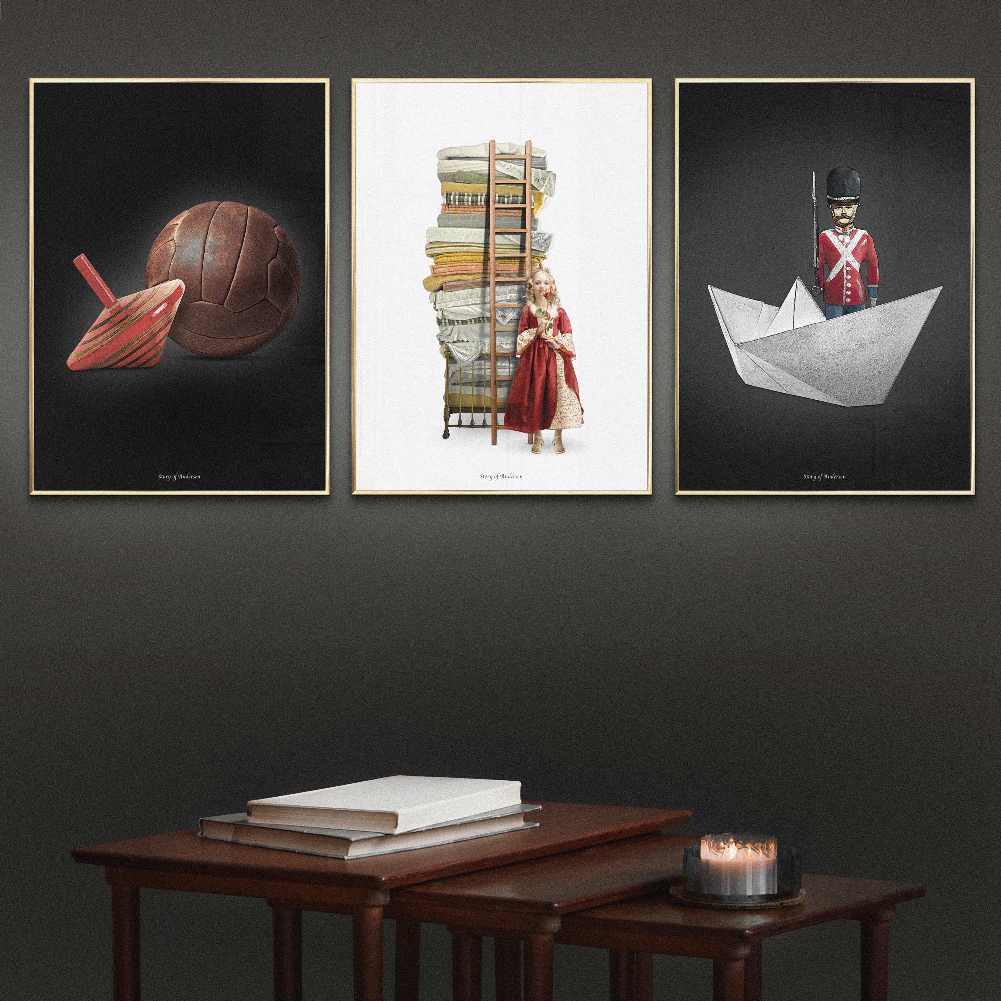 Fotowand – Handtekening – 3 keuze posters – 30x40 cm