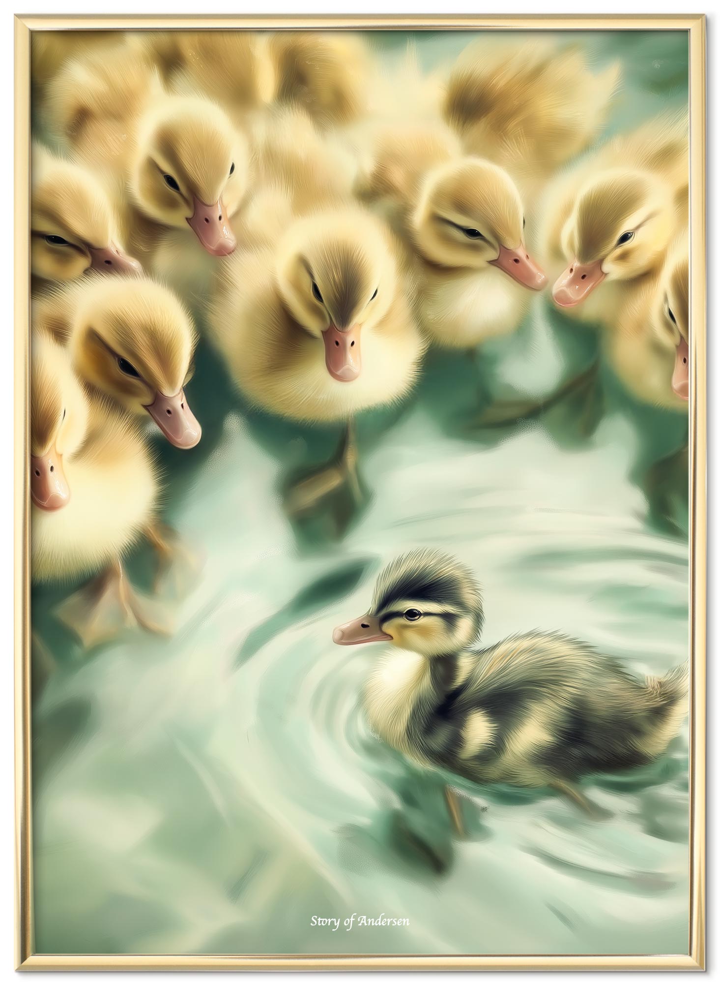 Poster – H.C. Andersen Sprookje – Het Lelijke Eendje