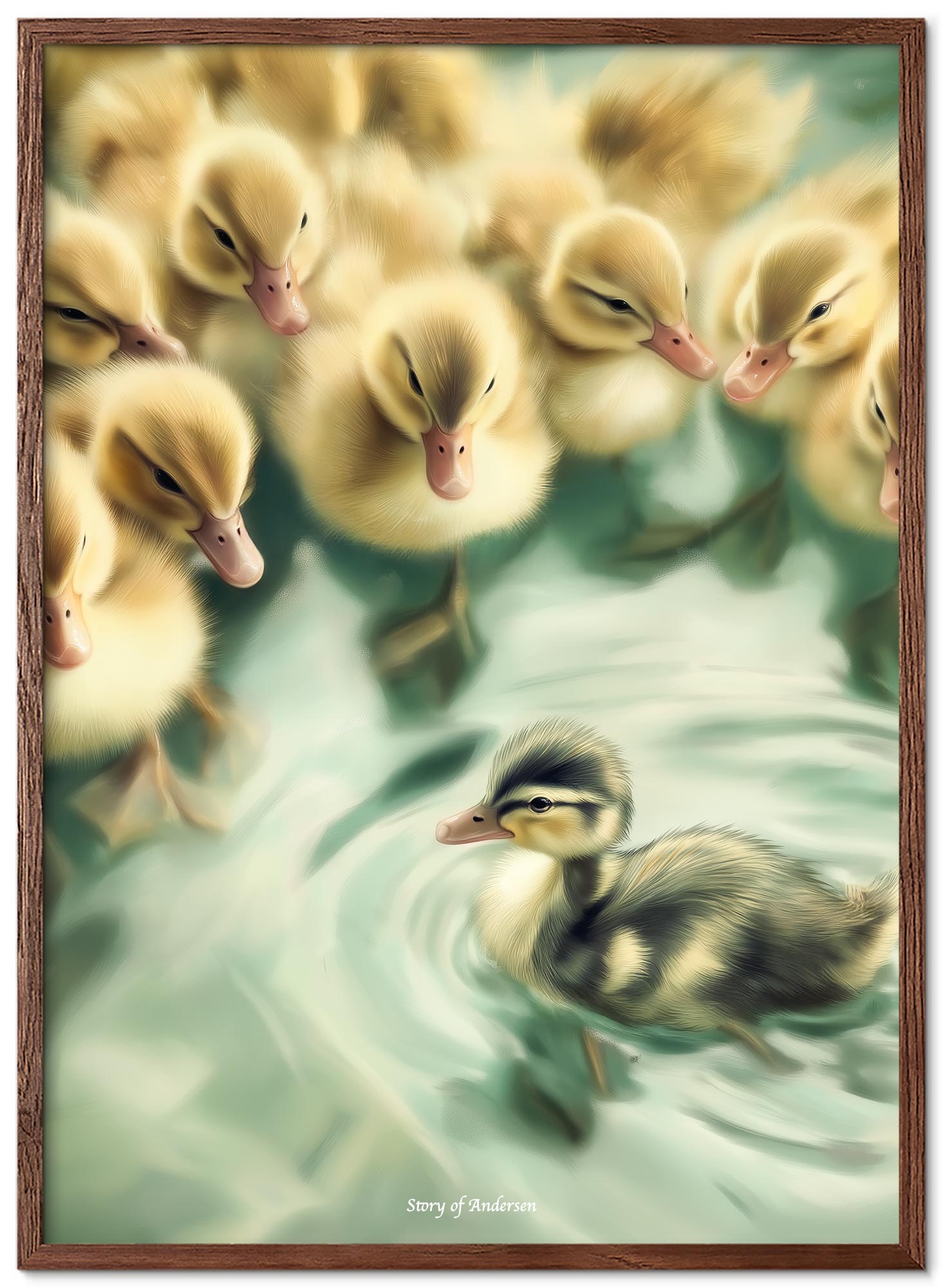 Poster – H.C. Andersen Sprookje – Het Lelijke Eendje