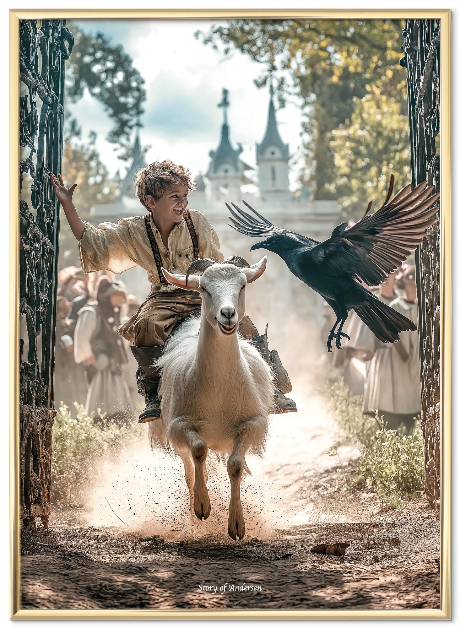 Poster – H.C. Andersen Sprookje – De Varkenshoeder