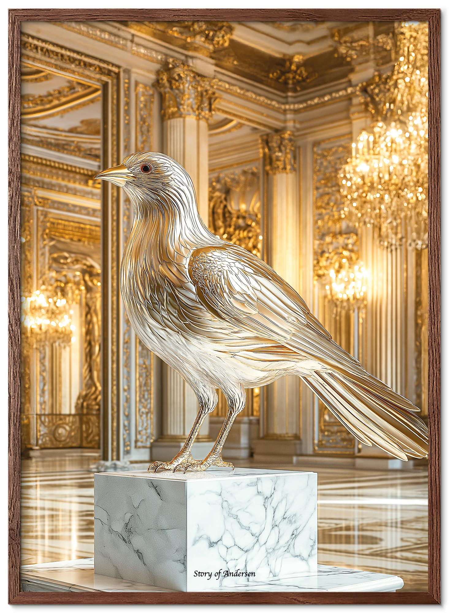 Poster – H.C. Andersen Sprookje – De Nachtegaal