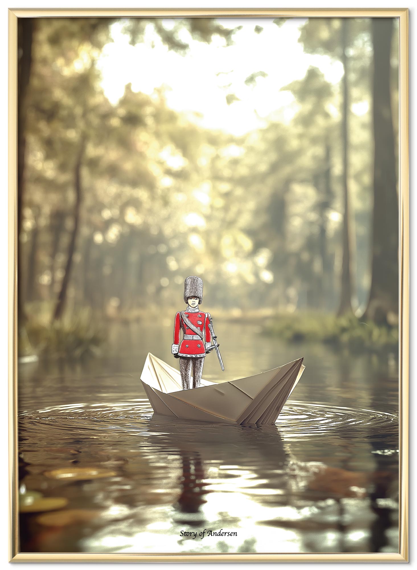 Poster – H.C. Andersen Sprookje – De Standvastige Tinnen Soldaat