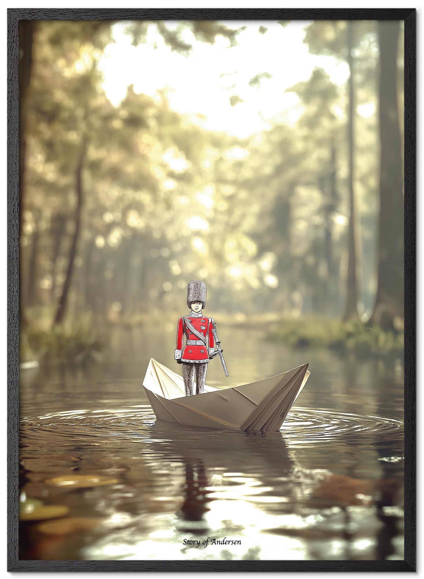 Poster – H.C. Andersen Sprookje – De Standvastige Tinnen Soldaat