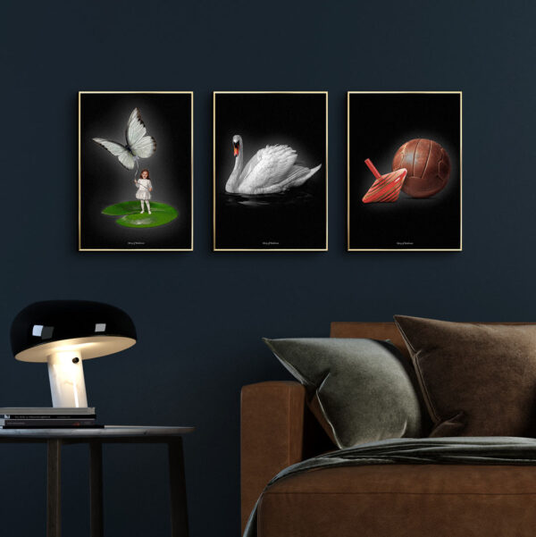 Fotowand – Handtekening – 3 keuze posters – 30x40 cm